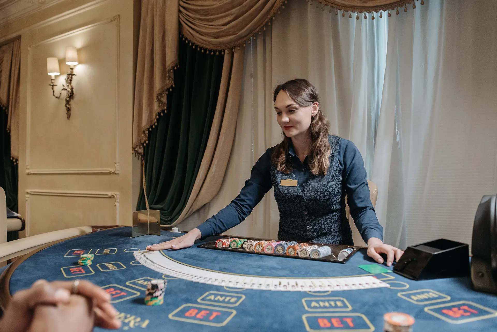 Professioneller Spieltisch-Service im Casino-Bereich